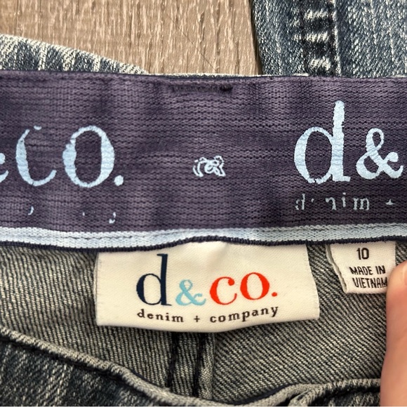 D & Co Womens Denim Jeans 10 Stretch Bootcut Light Wash - Picture 4 of 8